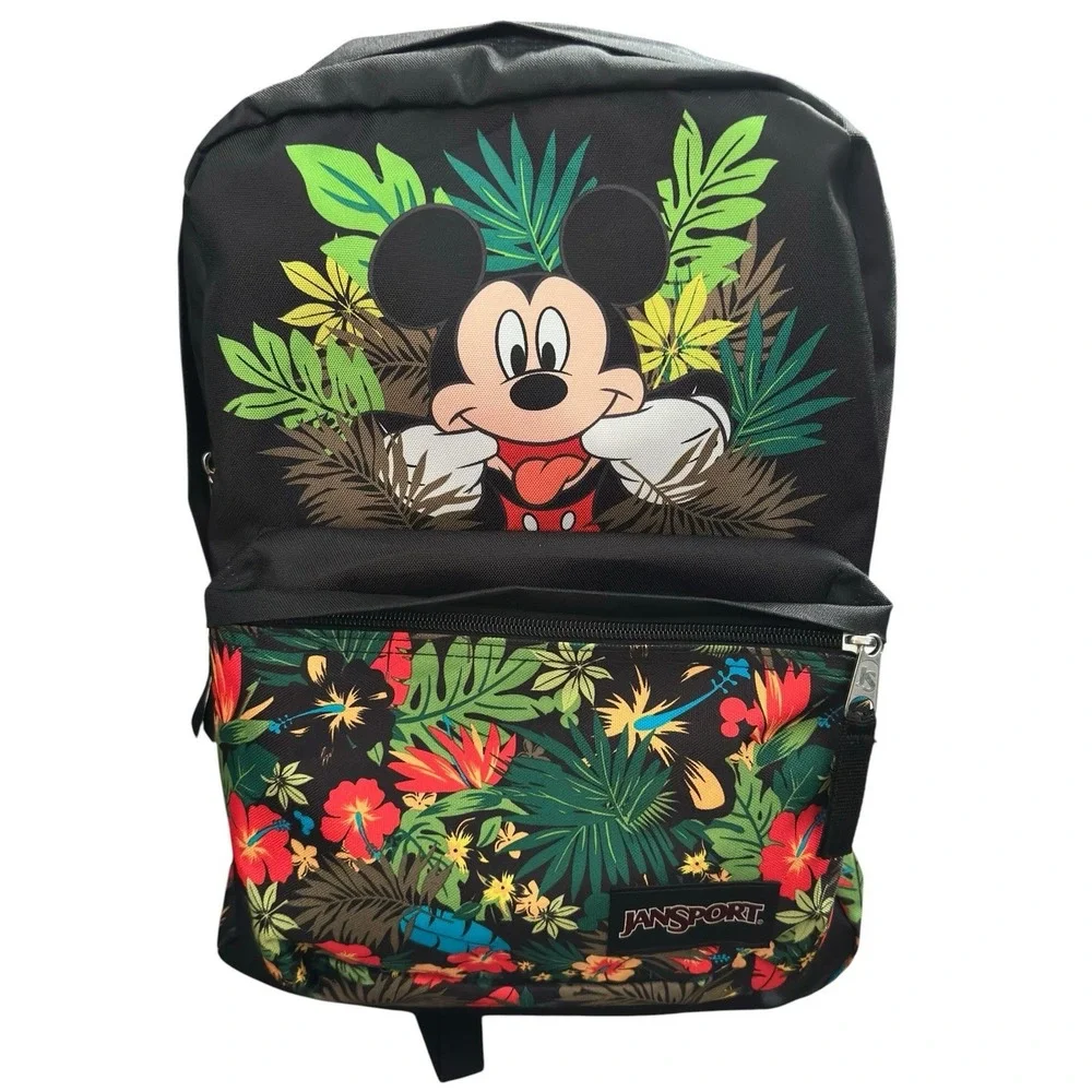 Jansport x Disney Tropical‎ Mickey Mouse High Stakes Floral Backpack